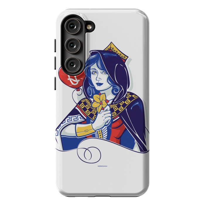 Galaxy S23 Plus StrongFit Queen of hearts by Draco