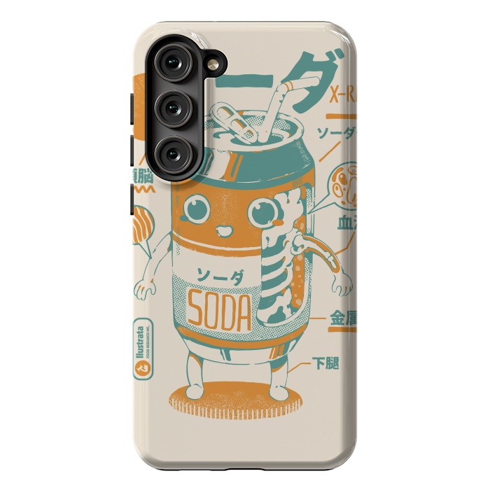 Galaxy S23 Plus StrongFit Soda Can X-Ray by Ilustrata