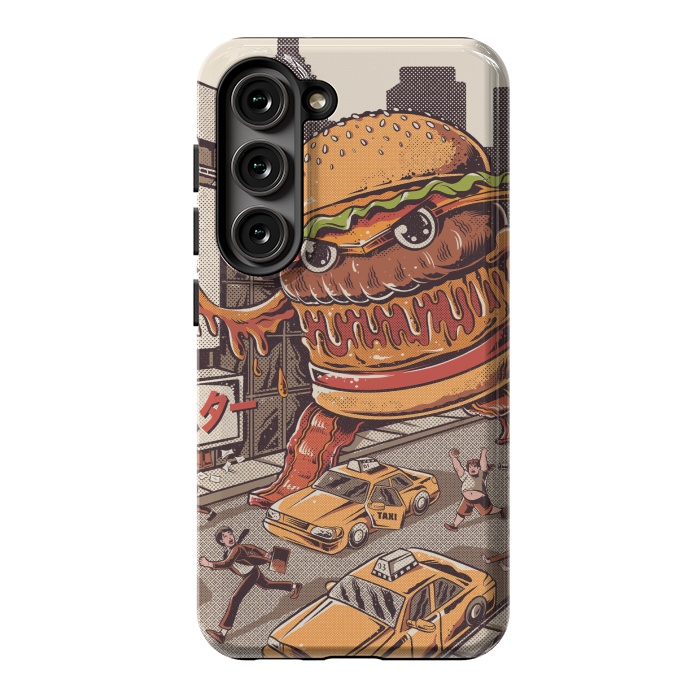 Galaxy S23 StrongFit Burgerzilla by Ilustrata
