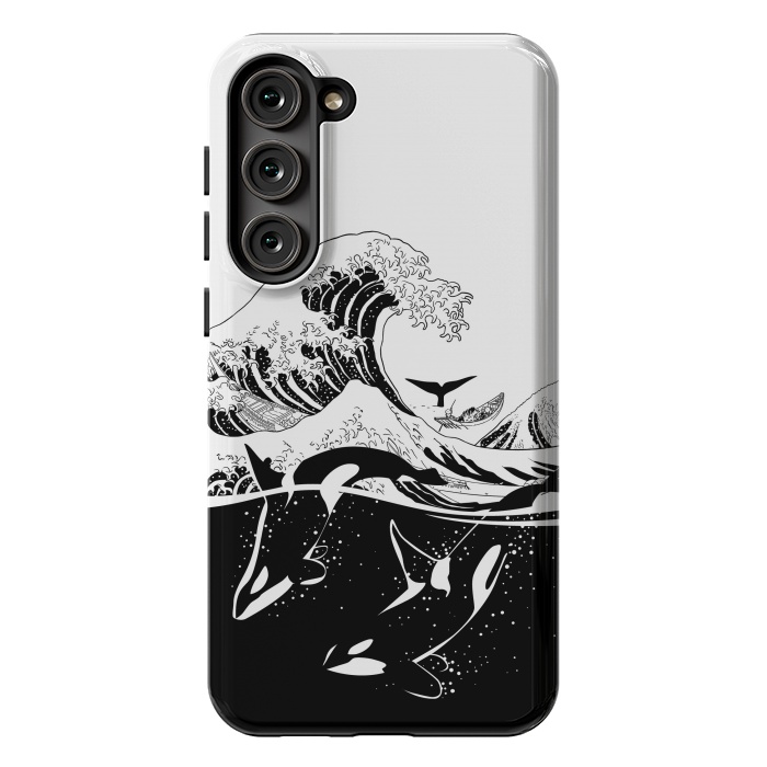 Galaxy S23 Plus StrongFit Wave killer Whale by Alberto