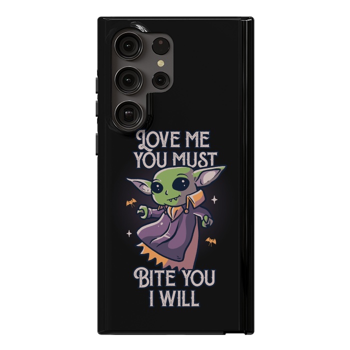 Galaxy S23 Ultra StrongFit Love Me You Must Bite You I Will Funny Cute Spooky by eduely