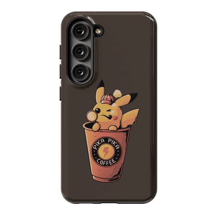 Galaxy S23 StrongFit Pika Pika Coffee by eduely