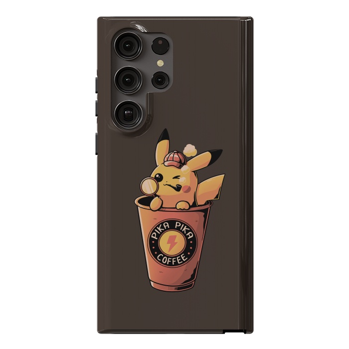 Galaxy S23 Ultra StrongFit Pika Pika Coffee by eduely