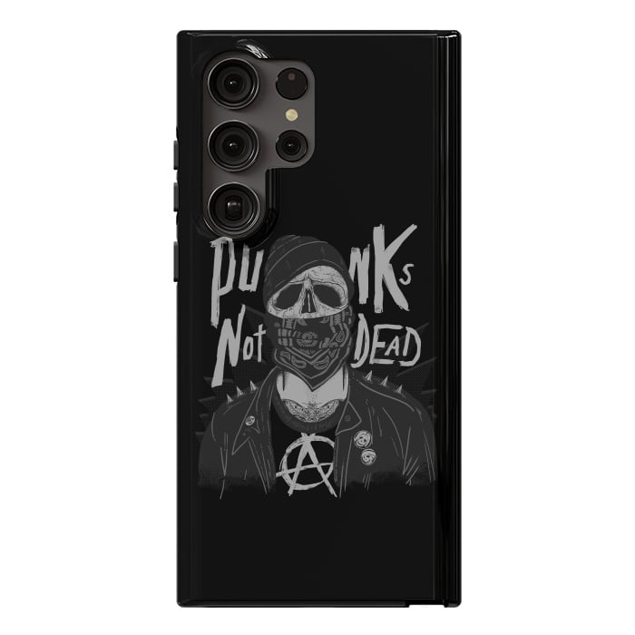 Galaxy S23 Ultra StrongFit Punk Skull by eduely