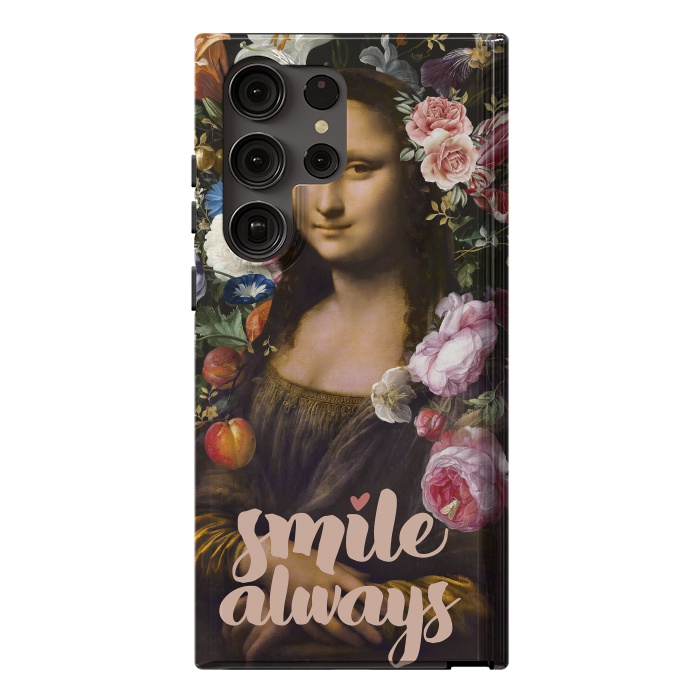 Galaxy S23 Ultra StrongFit Smile Always, Mona Lisa by amini54