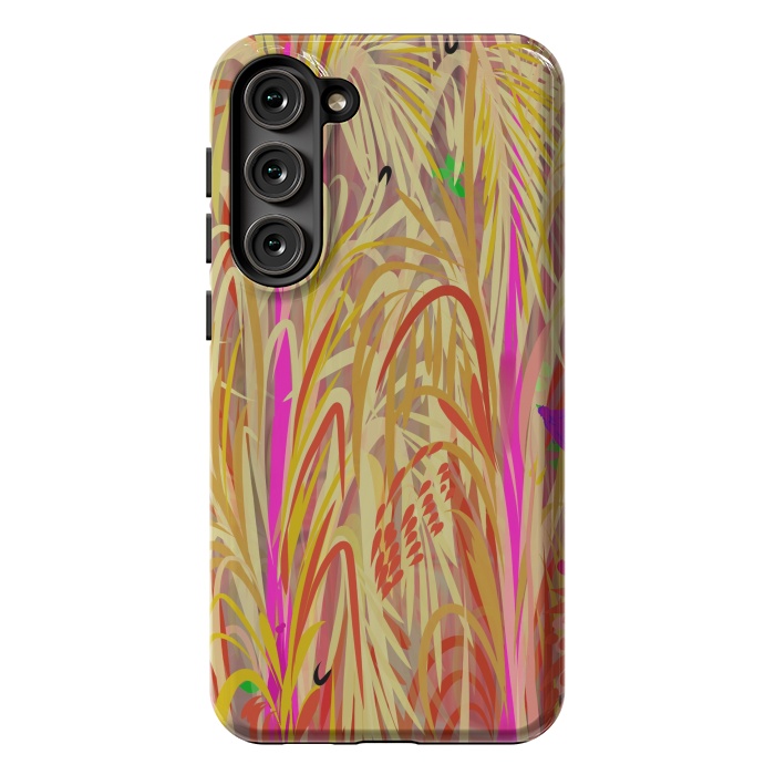 Galaxy S23 Plus StrongFit Pink Hay by Josie