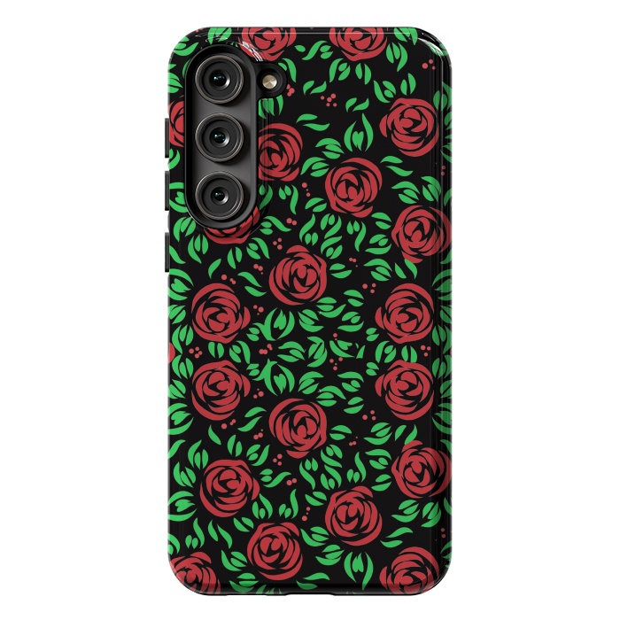 Galaxy S23 Plus StrongFit Rose Boulevard  by Josie