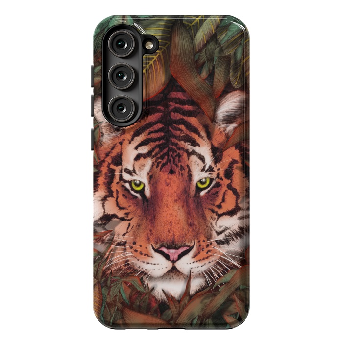Galaxy S23 Plus StrongFit Jungle Tiger Majesty Colour Version by ECMazur 