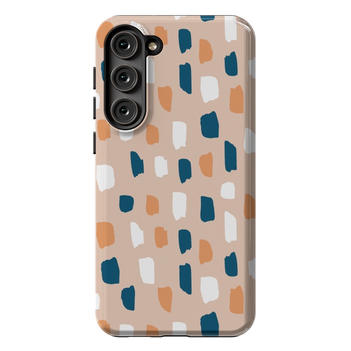 Galaxy S23 Plus StrongFit Natural Terrazzo by Creativeaxle