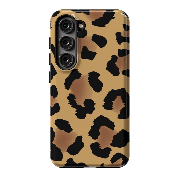 Galaxy S23 StrongFit Brown Animal Print by ArtsCase