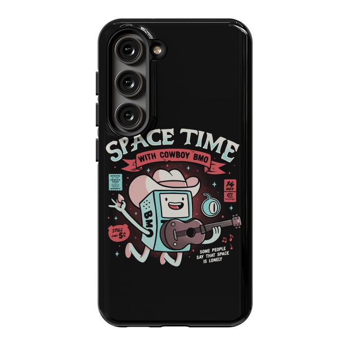 Galaxy S23 StrongFit Space Time Cool Robot Cowboy Gift by eduely