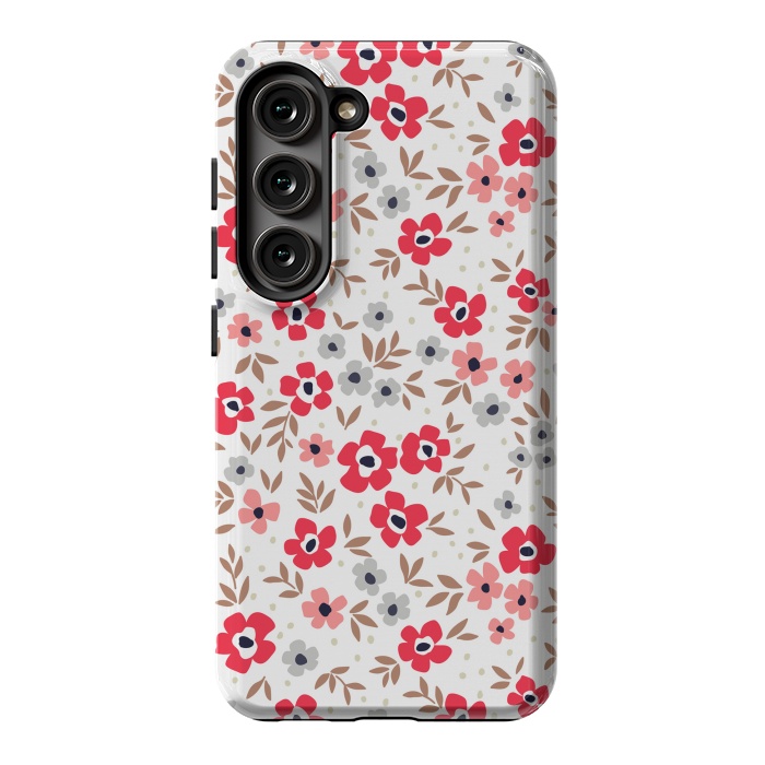 Galaxy S23 StrongFit Seamless Flowers ONE by ArtsCase