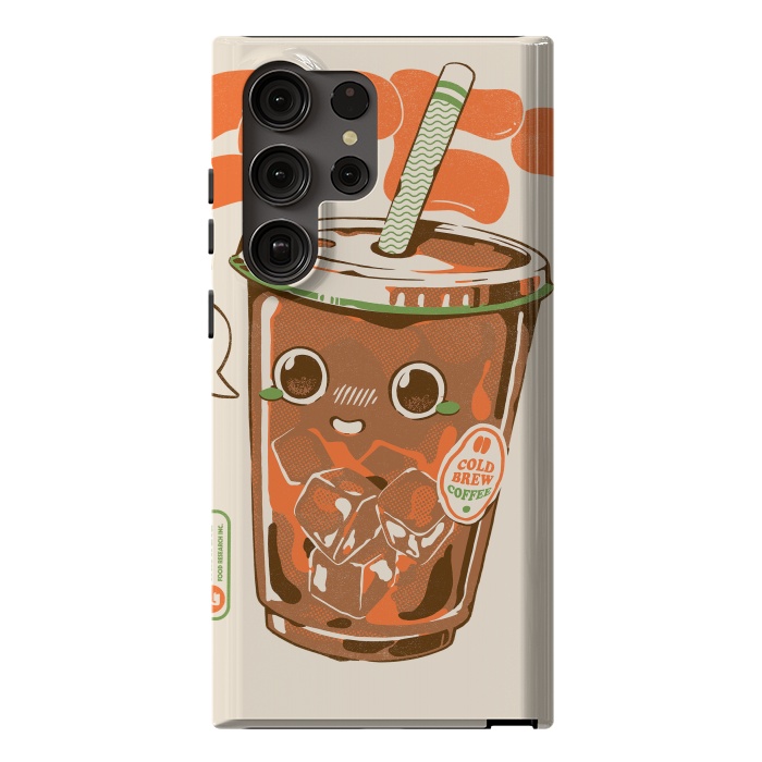 Galaxy S23 Ultra StrongFit Cute Cold Brew Coffee  by Ilustrata