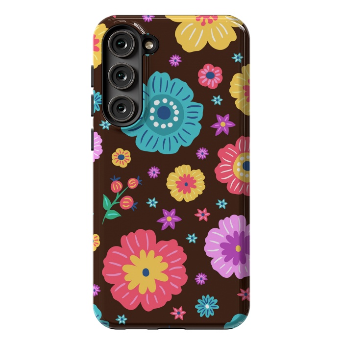 Galaxy S23 Plus StrongFit Floral Design 000 by ArtsCase