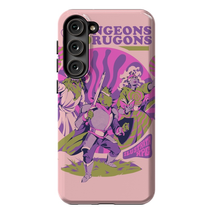 Galaxy S23 Plus StrongFit Dungeons & Drugons by Ilustrata