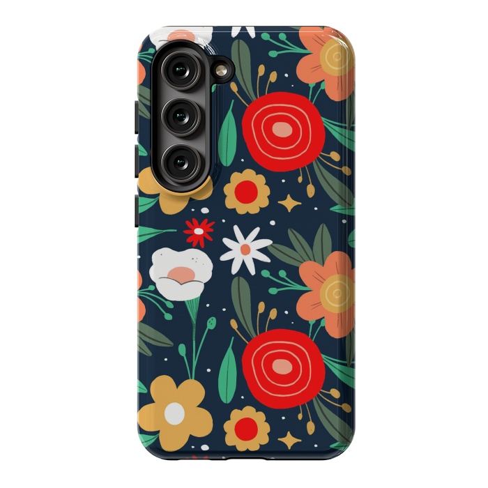 Galaxy S23 StrongFit WildFlowers by ArtsCase