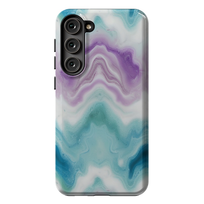 Galaxy S23 Plus StrongFit Wavy marble  by Winston