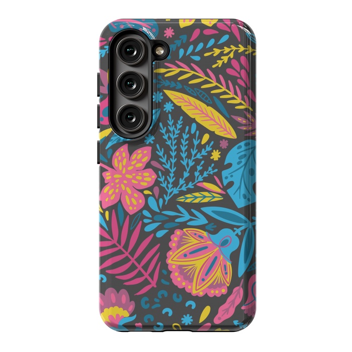 Galaxy S23 StrongFit HAPPY LEAVES by ArtsCase