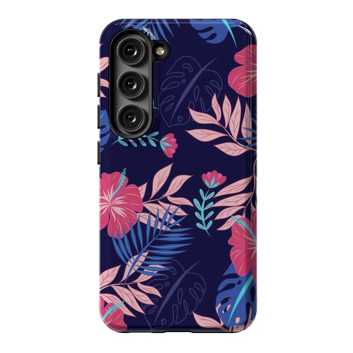 Galaxy S23 StrongFit VIBRE AND HAPPY LEAVES by ArtsCase