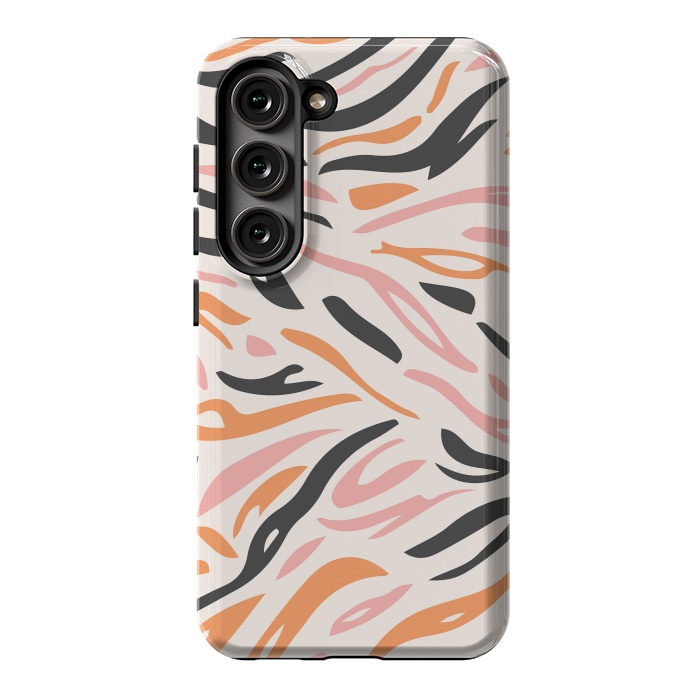 Galaxy S23 StrongFit Colorful Tiger Print by ArtPrInk