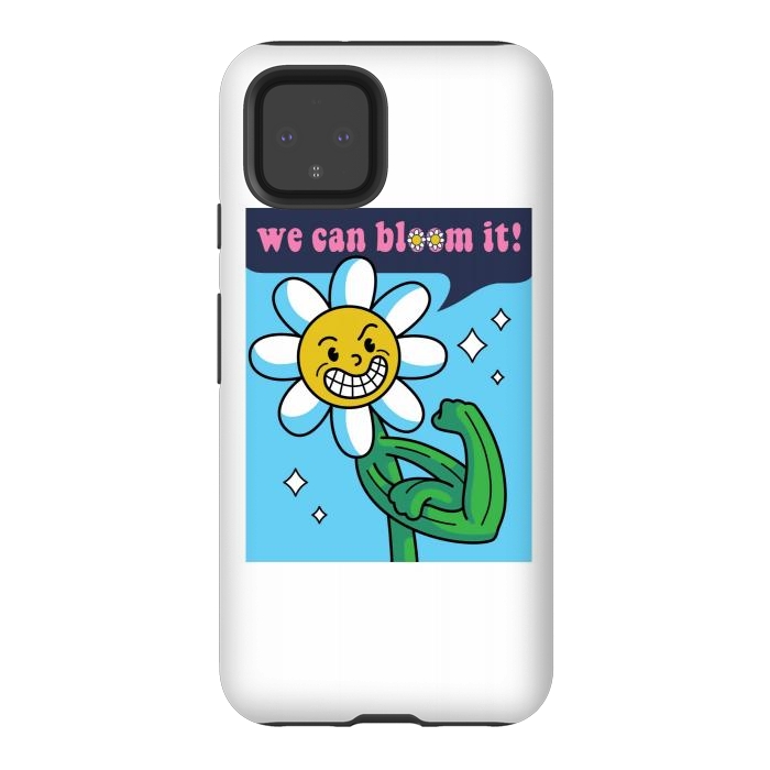 Pixel 4 StrongFit Flower Power by Afif Quilimo