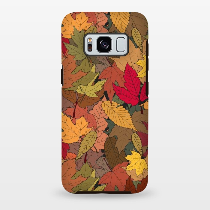 Galaxy S8 plus StrongFit Colorful autumn leaves by Bledi