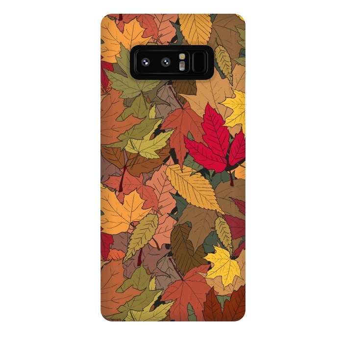 Galaxy Note 8 StrongFit Colorful autumn leaves by Bledi
