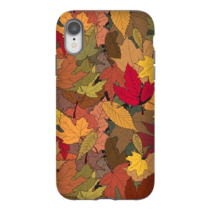 iPhone Xr StrongFit Colorful autumn leaves by Bledi