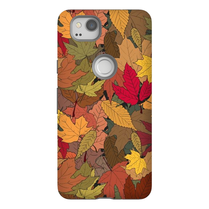 Pixel 2 StrongFit Colorful autumn leaves by Bledi