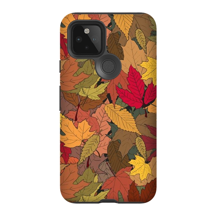 Pixel 5 StrongFit Colorful autumn leaves by Bledi