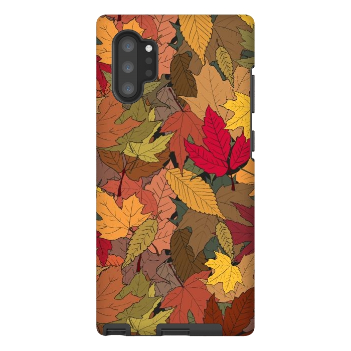 Galaxy Note 10 plus StrongFit Colorful autumn leaves by Bledi