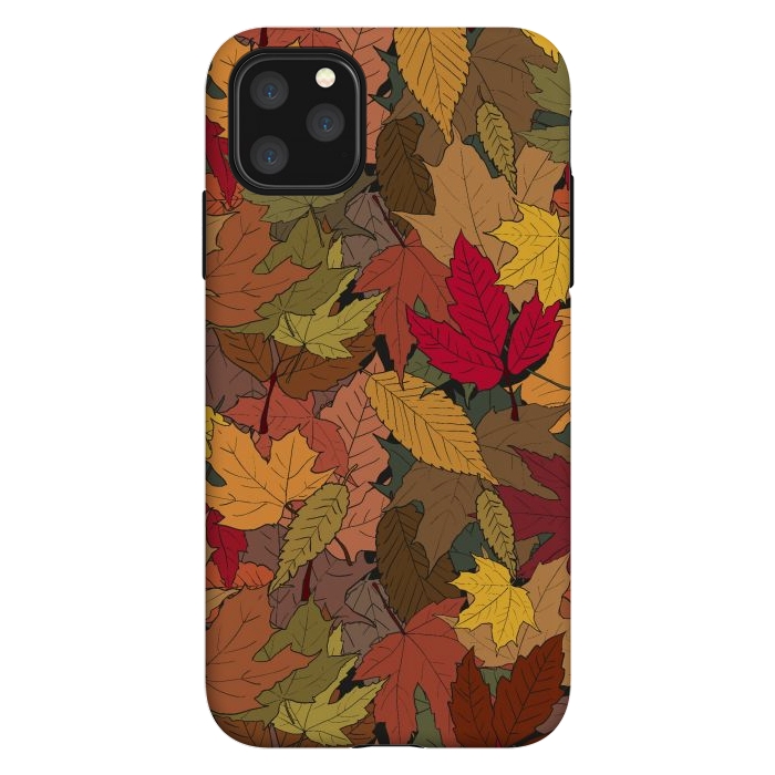 iPhone 11 Pro Max StrongFit Colorful autumn leaves by Bledi