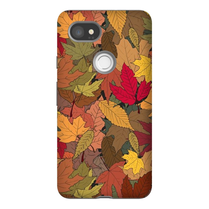 Pixel 2XL StrongFit Colorful autumn leaves by Bledi