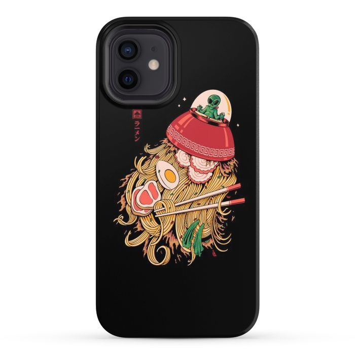 iPhone 12 StrongFit Alien Ramen Invasion by Afif Quilimo