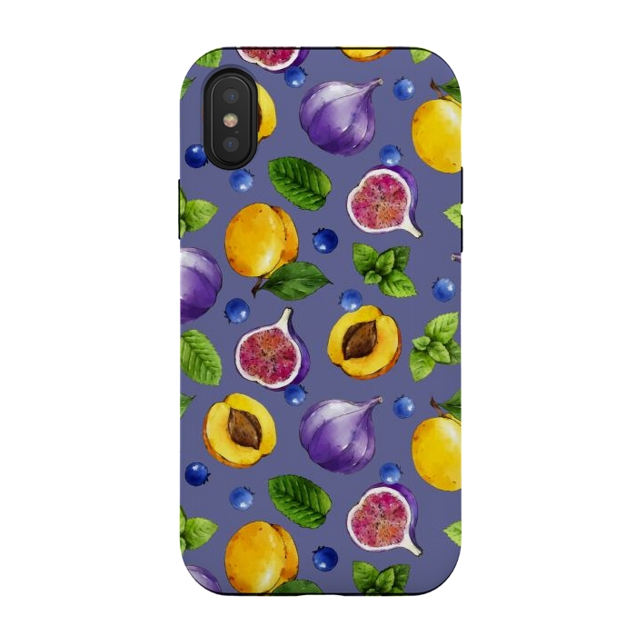 iPhone Xs / X StrongFit Summer Fruits by Bledi