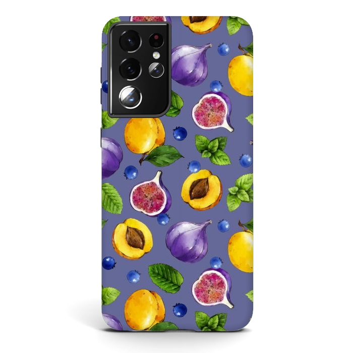 Galaxy S21 ultra StrongFit Summer Fruits by Bledi