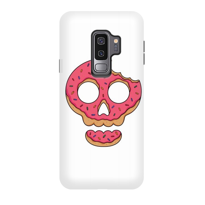 Galaxy S9 plus StrongFit Skull Doughnut by Afif Quilimo
