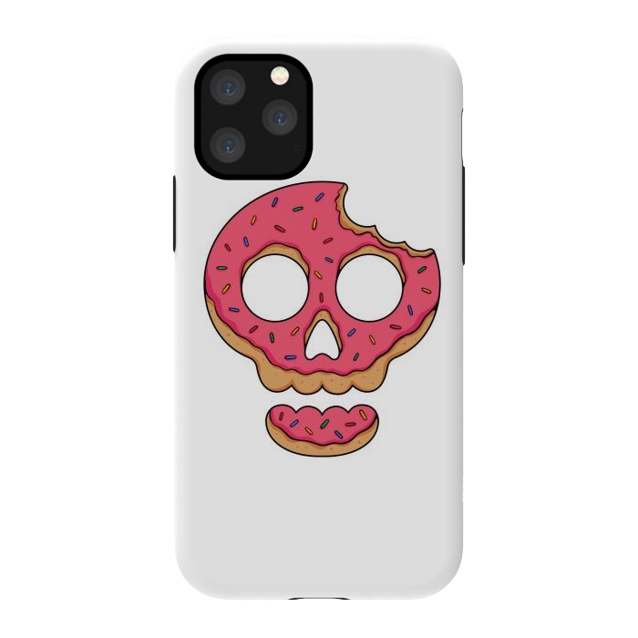 iPhone 11 Pro StrongFit Skull Doughnut by Afif Quilimo