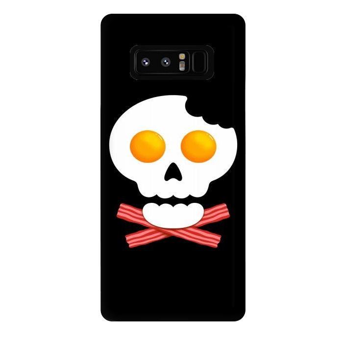 Galaxy Note 8 StrongFit Breakfast Skull 1 by Afif Quilimo