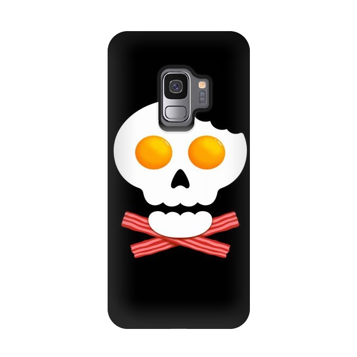 Galaxy S9 StrongFit Breakfast Skull 1 by Afif Quilimo
