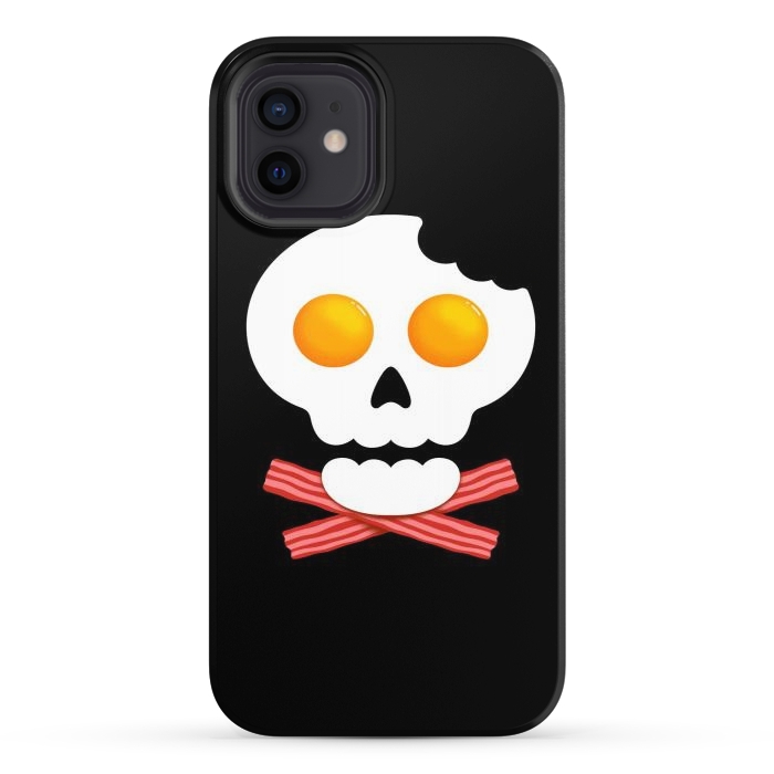 iPhone 12 StrongFit Breakfast Skull 1 by Afif Quilimo