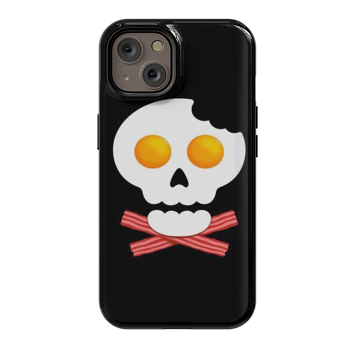 iPhone 14 StrongFit Breakfast Skull 1 by Afif Quilimo