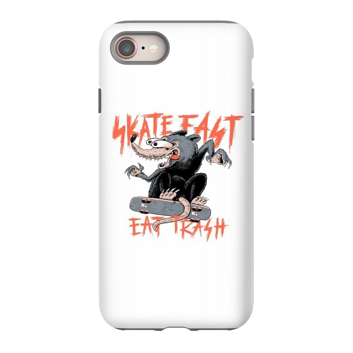 iPhone SE StrongFit Skate Fast Eat Trash by Afif Quilimo