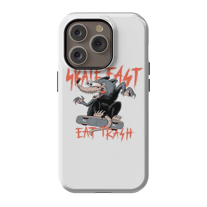 iPhone 14 Pro StrongFit Skate Fast Eat Trash by Afif Quilimo