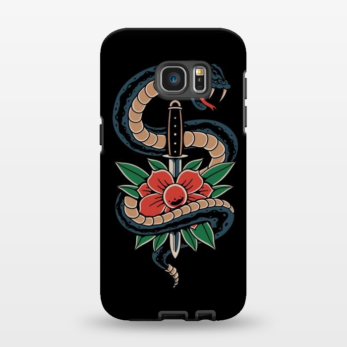 Galaxy S7 EDGE StrongFit Deadly Beautiful Snake by Afif Quilimo