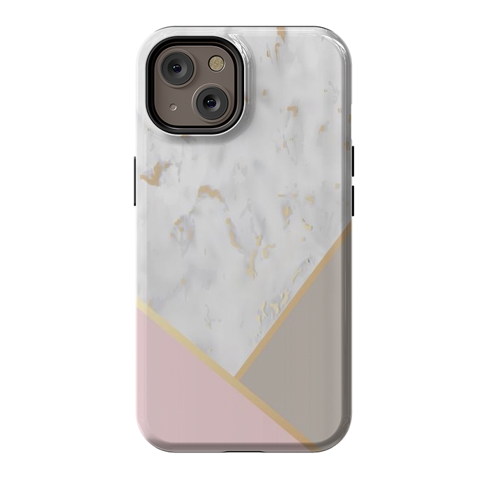 iPhone 14 StrongFit Marble Geometry 0011 by ArtsCase