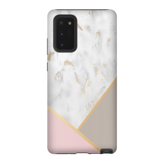 Galaxy Note 20 StrongFit Marble Geometry 0011 by ArtsCase