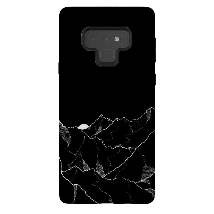 Galaxy Note 9 StrongFit The small white moo by Steve Wade (Swade)