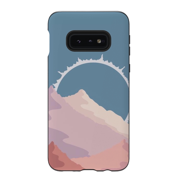 Galaxy S10e StrongFit The white edged sun by Steve Wade (Swade)
