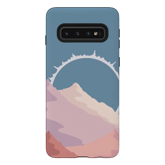 Galaxy S10 StrongFit The white edged sun by Steve Wade (Swade)